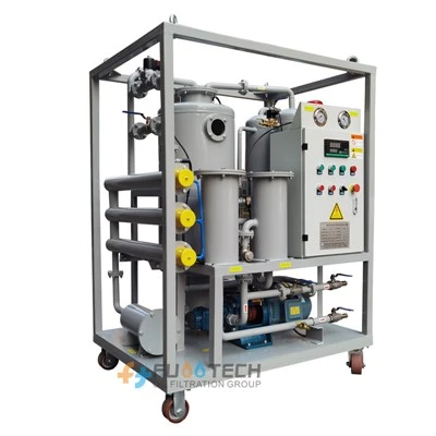 Fuootech zy -30 plc otomatik vakyòm transfòmatè lwil oliv purifikateur machin